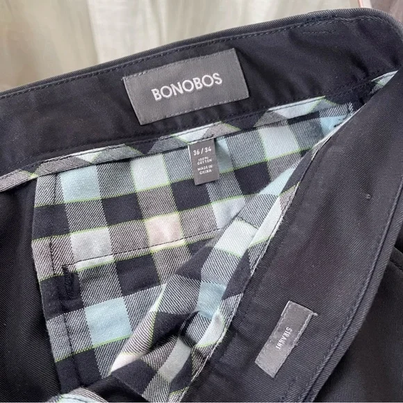 Bonobos Golf Pants Mens 36x34 Navy Blue Lightweight‎ Straight Performance - Picture 3 of 7